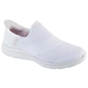 Zdjęcie produktu Skechers Slip-ins: Virtue - Sleek 104425-WHT, Damskie, Białe, buty sneakers, tkanina, rozmiar: 36