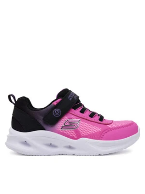Skechers Sneakersy 303714L/BKHP Różowy