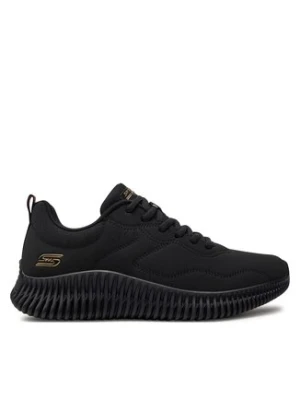 Skechers Sneakersy Bobs Geo-How Marvelous 117422/BBK Czarny