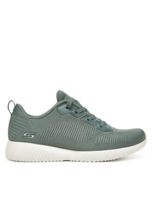 Skechers Sneakersy Bobs Squad-Tough Talk 32504/SAGE Zielony