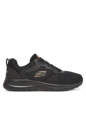 Skechers Sneakersy BOUNTIFUL 12607 BKRG_ Czarny