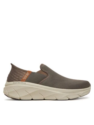 Skechers Sneakersy D'Lux Walker 2.0-Reeler 232463/BRN Brązowy