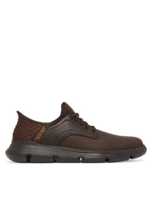 Skechers Sneakersy Garza-Gervin 205046/CHOC Brązowy
