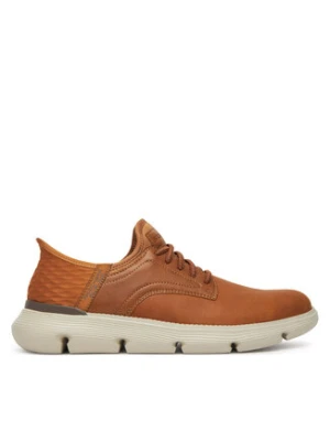 Skechers Sneakersy Garza-Gervin 205046/WTN Brązowy