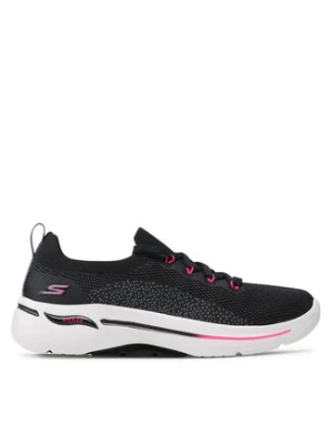Skechers Sneakersy Go Walk Arch Fit 124863/BKHP Czarny