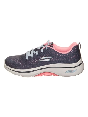 Skechers Sneakersy "Go walk Arch Fit 2.0 - Vivid" w kolorze granatowo-jasnoróżowym rozmiar: 35