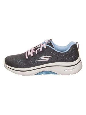 Skechers Sneakersy "Go walk Arch Fit 2.0 - Vivid" w kolorze niebiesko-czarnym rozmiar: 37