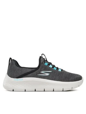 Skechers Sneakersy Go Walk Flex 124956/BLK Szary