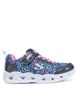 Skechers Sneakersy Heart Lights-Boogie Love 303257L/NVMT Granatowy