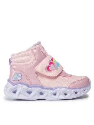 Skechers Sneakersy Heart Lights Brilliant Rainbow 302669L/PKLV Różowy