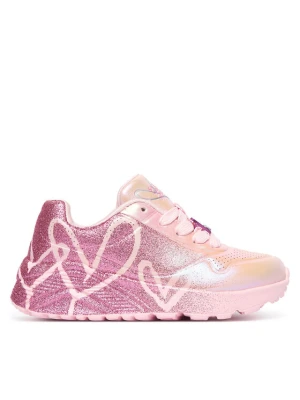 Skechers Sneakersy Jgoldcrown: Uno Lite - Heartdust Forever 310814L Różowy