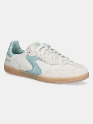 Skechers sneakersy nubukowe HOTSHOT damskie kolor różowy 185234
