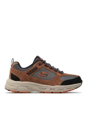 Skechers Sneakersy Oak Canyon 51893/BRBK Brązowy