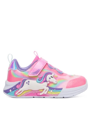 Skechers Sneakersy S-Lights - Unicorn Chaser 302298N/PKMT Różowy