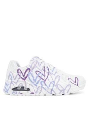 Skechers Sneakersy Skechers x Jgoldcrown Uno-Spread The Love 155507/WLPR Biały