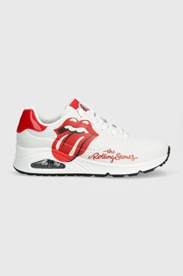 Skechers sneakersy SKECHERS X ROLLING STONES kolor biały