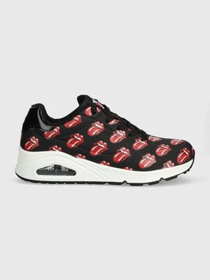 Skechers sneakersy SKECHERS X ROLLING STONES kolor czarny