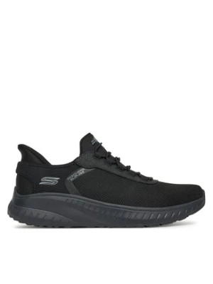 Skechers Sneakersy SLIP INS BOBS SPORT SQUAD 118303 BBK_ Czarny