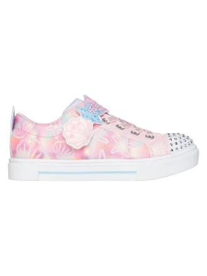 Skechers Sneakersy "Twinkle Sparks-Underwater Magic" w kolorze jasnoróżowym rozmiar: 32