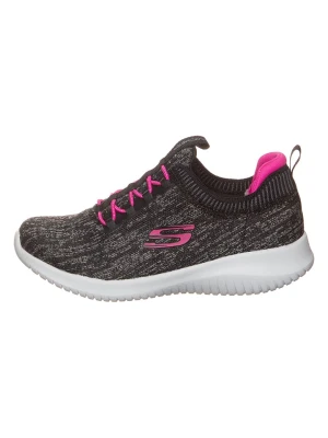 Skechers Sneakersy "Ultra Flex - Bright Horizon" w kolorze czarno-różowym rozmiar: 29