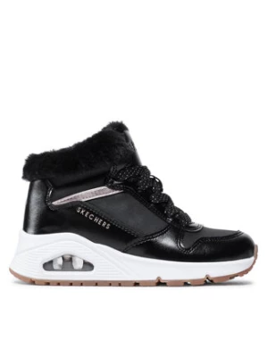 Skechers Sneakersy Uno Cozy On Air 310518L/BKRG Czarny