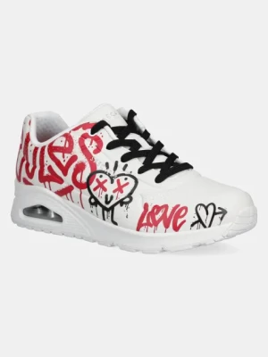 Skechers sneakersy UNO damskie kolor biały 177082