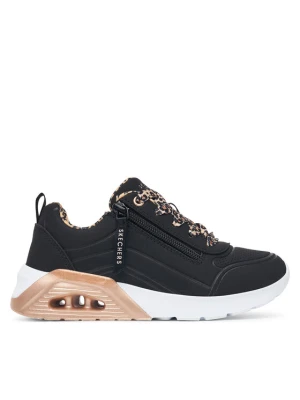 Skechers Sneakersy UNO Lite 2.0 - Leopard Stride 310708L / BLK Czarny