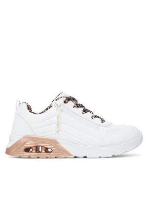 Skechers Sneakersy UNO Lite 2.0 - Leopard Stride 310708L / WHT Biały