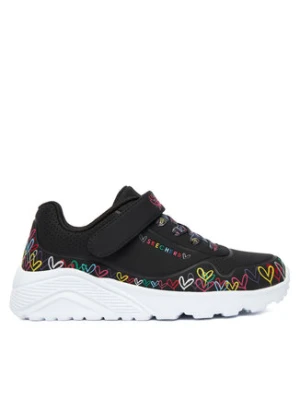 Skechers Sneakersy Uno Lite 314091L BKMT Czarny