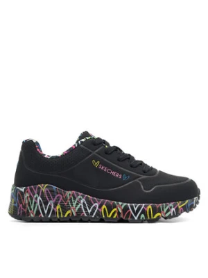 Skechers Sneakersy UNO LITE 314976L BKMT Czarny