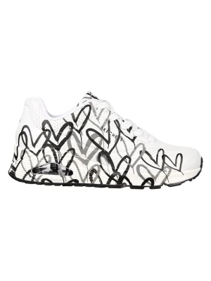 Skechers Sneakersy "Uno - Spread The Love" w kolorze biało-czarnym rozmiar: 35