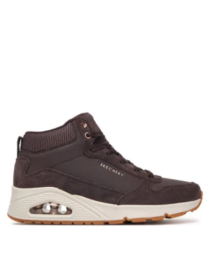Skechers Sneakersy Uno - Stacre Shine 177181 / CHOC Brązowy