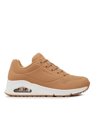 Skechers Sneakersy Uno Stand On Air 73690/TAN Brązowy