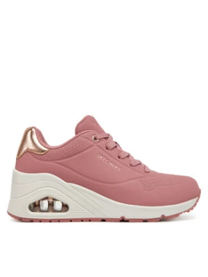 Skechers Sneakersy Uno Wedge - HI Steps 177520/ROS Różowy
