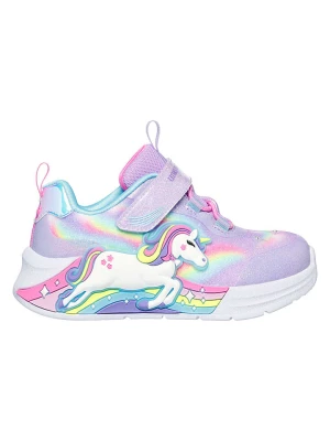 Skechers Sneakersy w kolorze fioletowym ze wzorem rozmiar: 22