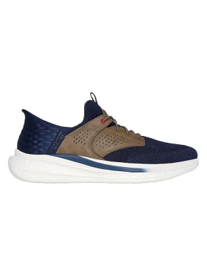 Skechers Sneakersy w kolorze granatowo-jasnobrązowym rozmiar: 42