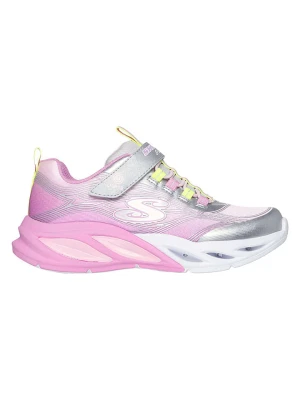 Skechers Sneakersy w kolorze srebrno-fioletowym rozmiar: 33