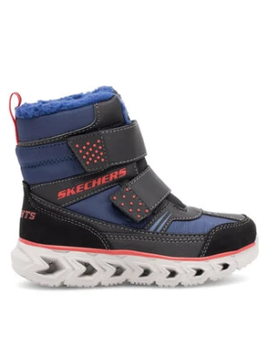 Skechers Śniegowce 90588L/NVBK Granatowy
