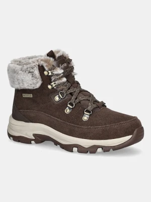 Skechers śniegowce TREGO SNOW WORRIES kolor brązowy 167882