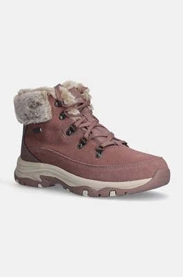 Skechers śniegowce TREGO SNOW WORRIES kolor różowy 167882