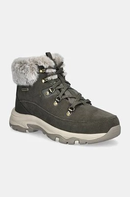 Skechers śniegowce TREGO SNOW WORRIES kolor zielony 167882