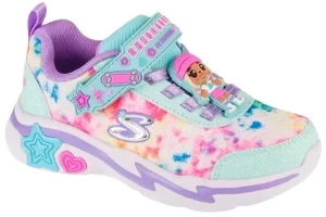 Skechers Snuggle Sneaks - Skech Squad 302214L-MTMT, Dla dziewczynki, Miętowe, buty sneakers, tkanina, rozmiar: 27