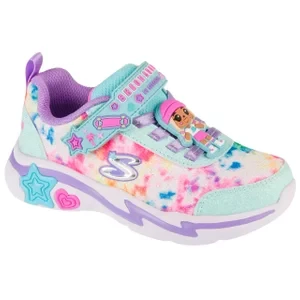 Skechers Snuggle Sneaks - Skech Squad 302214L-MTMT, Dla dziewczynki, Miętowe, buty sneakers, tkanina, rozmiar: 27