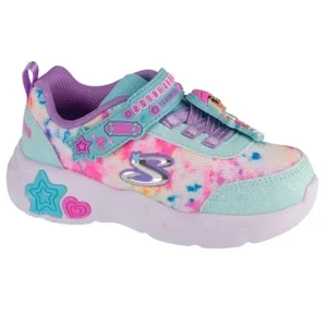 Skechers Snuggle Sneaks - Skech Squad 302214N-MTMT, Dla dziewczynki, Miętowe, buty sneakers, syntetyk, rozmiar: 26