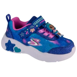 Skechers Snuggle Sneaks - Skech Squad 302214N-NVMT, Dla dziewczynki, Granatowe, buty sneakers, syntetyk, rozmiar: 22