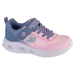 Skechers Sola Glow - Ombre Deluxe 303714L-GYLP, Dla dziewczynki, Różowe, buty sneakers, tkanina, rozmiar: 29
