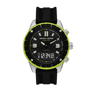 Skechers Solar zegarek - Czarny/Zolty Watch