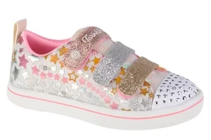 Skechers Sparkle Rayz-Star Blast 314839L-WMLT, Dla dziewczynki, Białe, buty sneakers, tkanina, rozmiar: 27