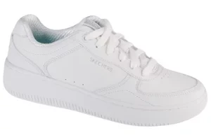 Skechers Sport Court 2.0 - Core Essential 185160-WHT, Damskie, Białe, trampki, skóra syntetyczna, rozmiar: 36