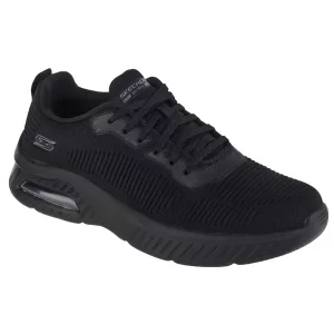 Skechers Squad Air-Close Encounter 118200-BBK, Męskie, Czarne, buty sneakers, tkanina, rozmiar: 41